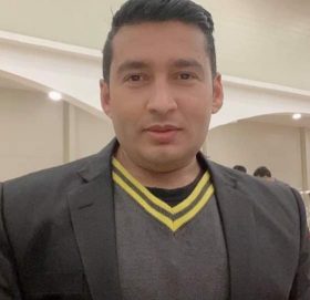 काँग्रेस काभ्रे क्षेत्र नं १ को ख बाट प्रदेश सभापतिका लागि रोशनराज पाण्डेको उम्मेरदवारी
