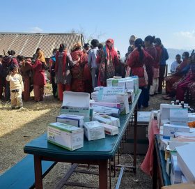 काभ्रे धुलिखेल २ मा निशुल्क स्वास्थ्य सिविर,  ८ सय ३१ जनाले सेवा लिए