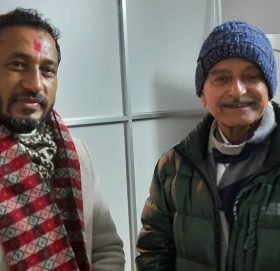 नव निर्वाचित केन्द्रीय सदस्य गणेश लामालाई काँग्रेस पूर्व महामन्त्री सिटौलाले दिए आशिर्वाद