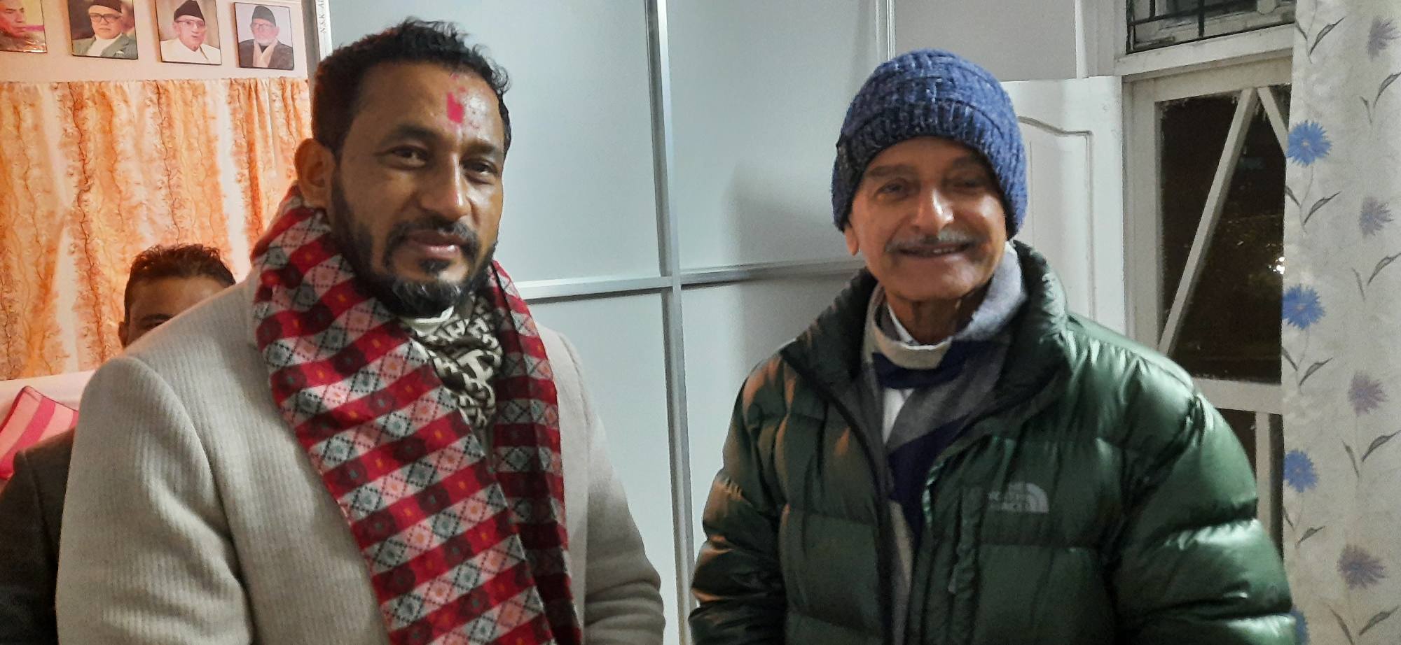 नव निर्वाचित केन्द्रीय सदस्य गणेश लामालाई काँग्रेस पूर्व महामन्त्री सिटौलाले दिए आशिर्वाद