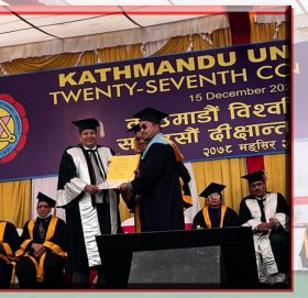 काभ्रेका राम लामाले राखे केयुमा कम उमेरमै विद्यावारिधी गर्ने रेकर्ड