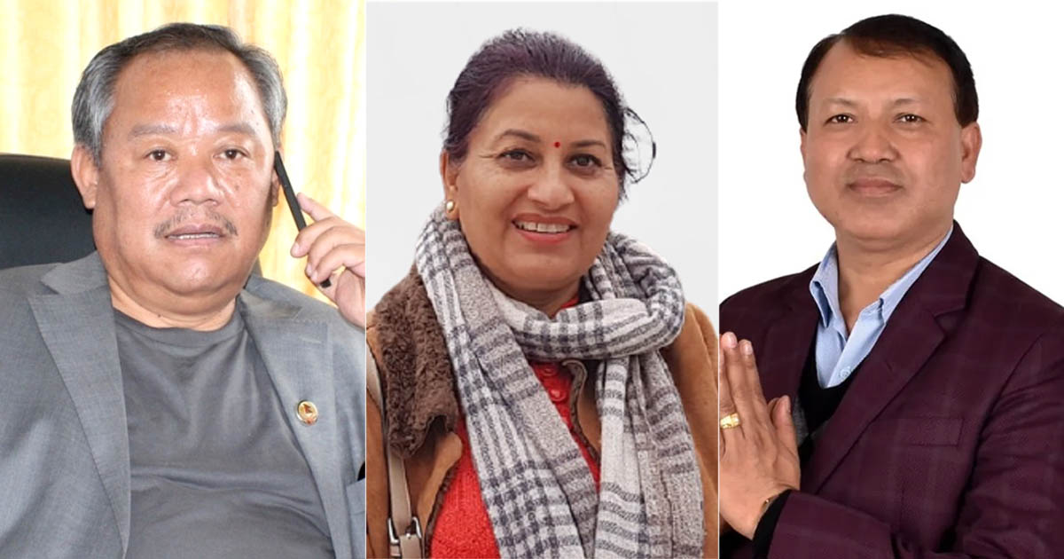 सहमहामन्त्रीमा आङदाम्बे, उपाध्याय र परियार विजयी
