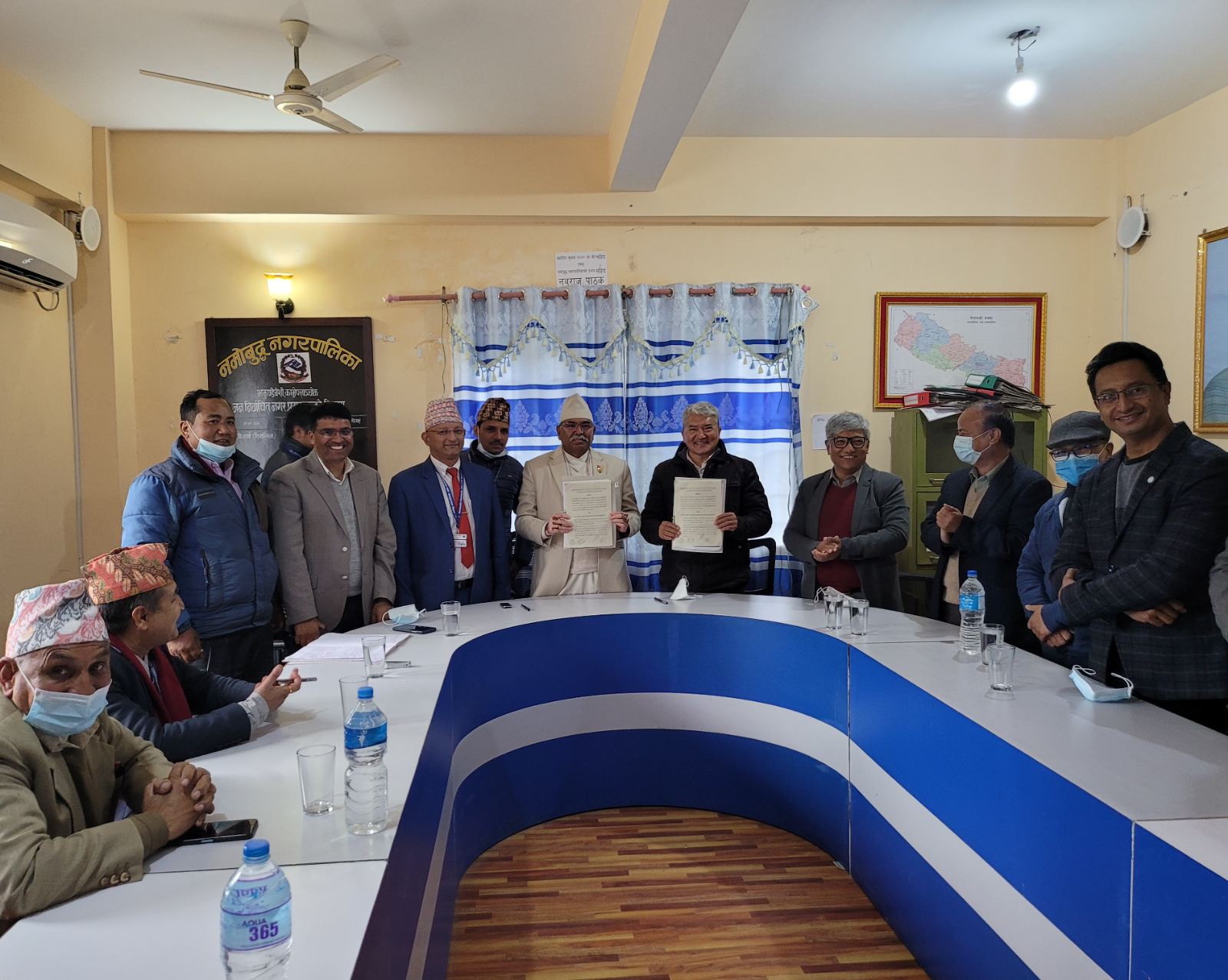 नमोबुद्धमा स्वास्थ्य अनुसन्धान केन्द्र स्थापनाका लागि समझदारीपत्रमा हस्ताक्षर