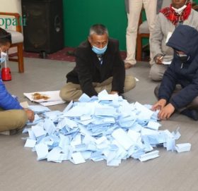 कांग्रेस महामन्त्री पदको मतगणना हुँदै
