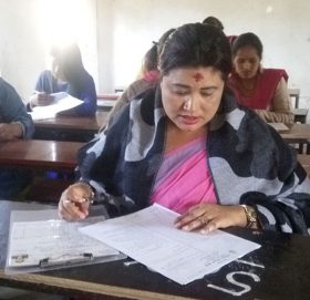 सांसद शान्ता चौधरी कक्षा १२ मा उत्तीर्ण