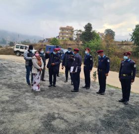 काभ्रेका सिडियो र एसपीद्वारा प्रहरी ईकाइमा छड्के निरीक्षण