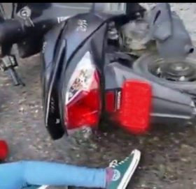 स्कुटरको ठक्करबाट पैदलयात्रीको मृ त्यु