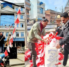 एमाले काभ्रे जिल्ला अधिवेशनमा राखिएका प्रचार सामाग्री युवा संघले हटायो