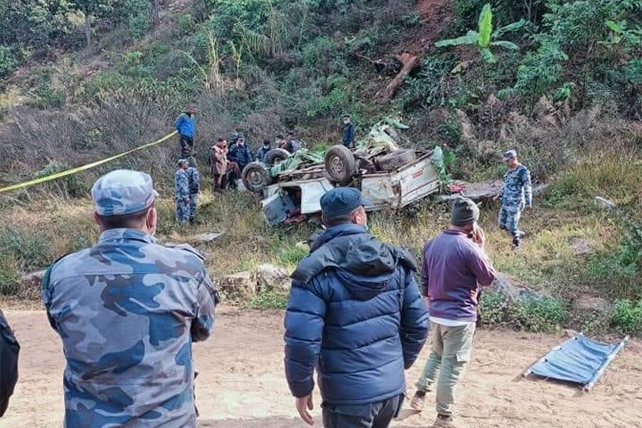 जिप दु र्घ टना हुँदा एक जनाको मृ त्यु, ८ जना घा इ ते