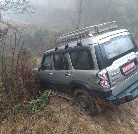 काभ्रेमा काँग्रेस नेता सवार स्कर्पियो दु र्घ ट ना