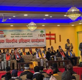 काभ्रे काँग्रेसको एक दिवसीय प्रशिक्षण,आगामी चुनावको तयारीमा जुट्न गणेश लामाको आग्रह