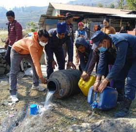 काभ्रेमा ठुलो परिणाममा अवैध घरेलु मदिरा नष्ट