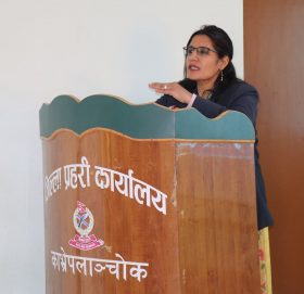 दलित सेल काभ्रेमा कार्यरत प्रहरी कर्मचारीलाई विद्यमान कानुन बारे विशेष अनुशिक्षण