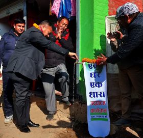 धुलिखेल शंखुका ४ सय बढि घरमा एक घर एक धारा
