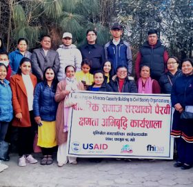 सारथीको नागरिक समाज संस्थाका लागि पैरवी कार्यशाला धुलिखेलमा सम्पन्न