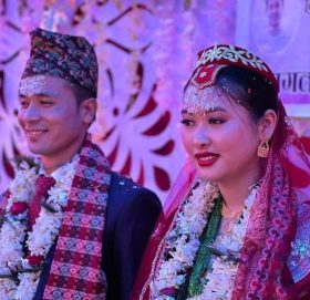 विवाह बन्धनमा बाँधिए फुटबलर विशाल राई