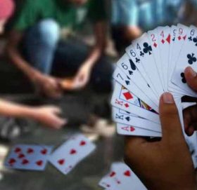 काभ्रेली खाजा घरबाट ५ जना जुवाडे पक्राउ