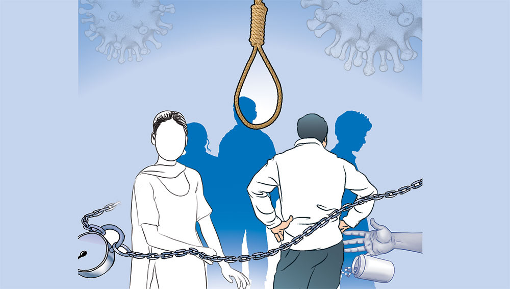 काभ्रेमा तीन वर्षमा ३ सय ७५ जनाले आ त्मह त्या गरे, तीन वर्षमा कुन घ ट ना कति ?