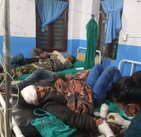 जन्ती बोकेको जीप दु र्घ ट ना, २२ जना घा इ ते