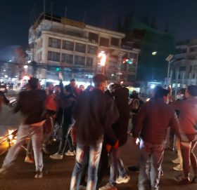 एमसीसीविरुद्ध युवाहरुको राँके जुलुस, ७ जना प क्रा उ