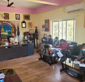 सामुदायीक सारथीको नमोबुद्ध नगरसँग विपद व्यवस्थापन सम्बन्धी छलफल, बजेटको अभावले पहिरो हटाउन समस्या