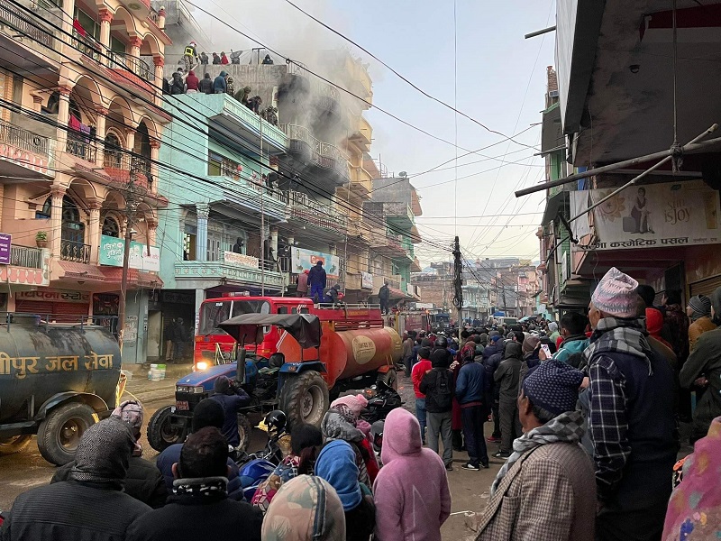 आगलागीमा ज्यान गु माउने पाँच जनाकै पहिचान खुल्याे