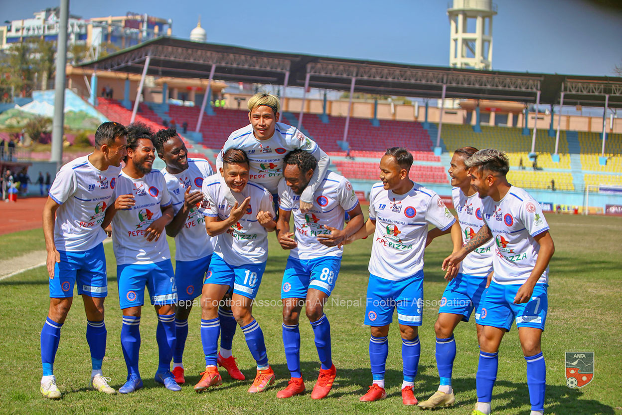 ‘ए’ डिभिजन लिग फुटबल सकियो, मच्छिन्द्र क्बल अपराजित रहँदै च्याम्पियन