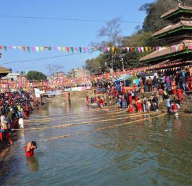 मकर मेलाका कारण कोटेश्वर नाकामा चाप
