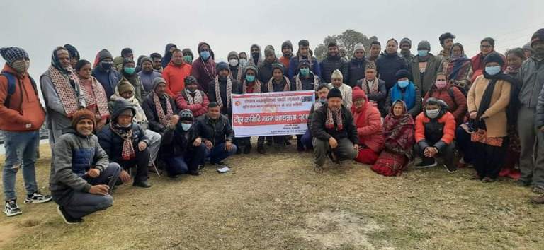 नेकपा एमालेद्वारा धुलिखेल ११ मा टोल कमिटी गठन