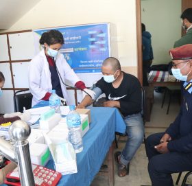 काभ्रे प्र ह रीद्वारा हिरासतमा रहेका थुनुवाको निःशुल्क स्वास्थ्य परीक्षण