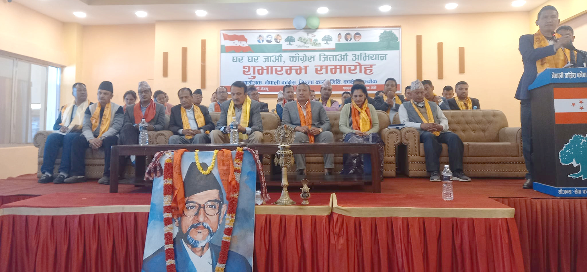 काभ्रेमा आजबाट “घर घर जाउँ, काँग्रेस जिताऔं” अभियान सुरु