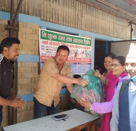 राेटरि कल्ब अफ काभ्रे बनेपाकाे निशुल्क दन्त तथा स्वास्थ शिविर