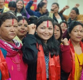 अखिल नेपाल महिला संघ धुलिखेल नगरको अध्यक्षमा सरस्वती