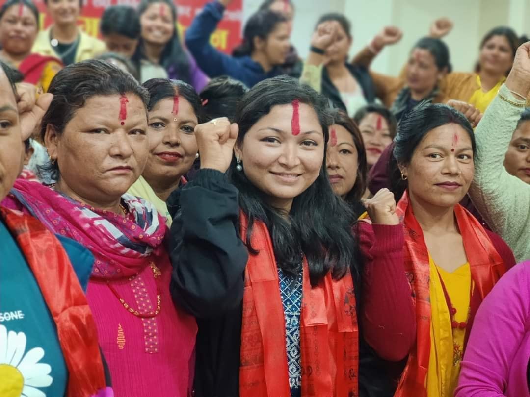 अखिल नेपाल महिला संघ धुलिखेल नगरको अध्यक्षमा सरस्वती