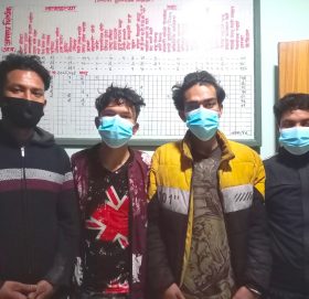 काभ्रेमा मादक पदार्थ सेवन गरी सवारी साधन चलाउने चार जनालाई पक्राउ