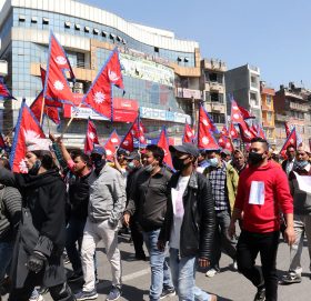 काभ्रेमा गुन्जियो ‘राजतन्त्र जिन्दावाद, गणतन्त्र मु र्दा बाद’ को नारा (भिडियो )