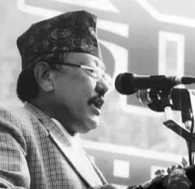 नेता गणेश शेरचनको नि ध न