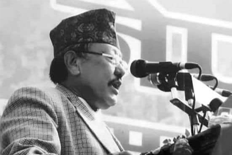नेता गणेश शेरचनको नि ध न
