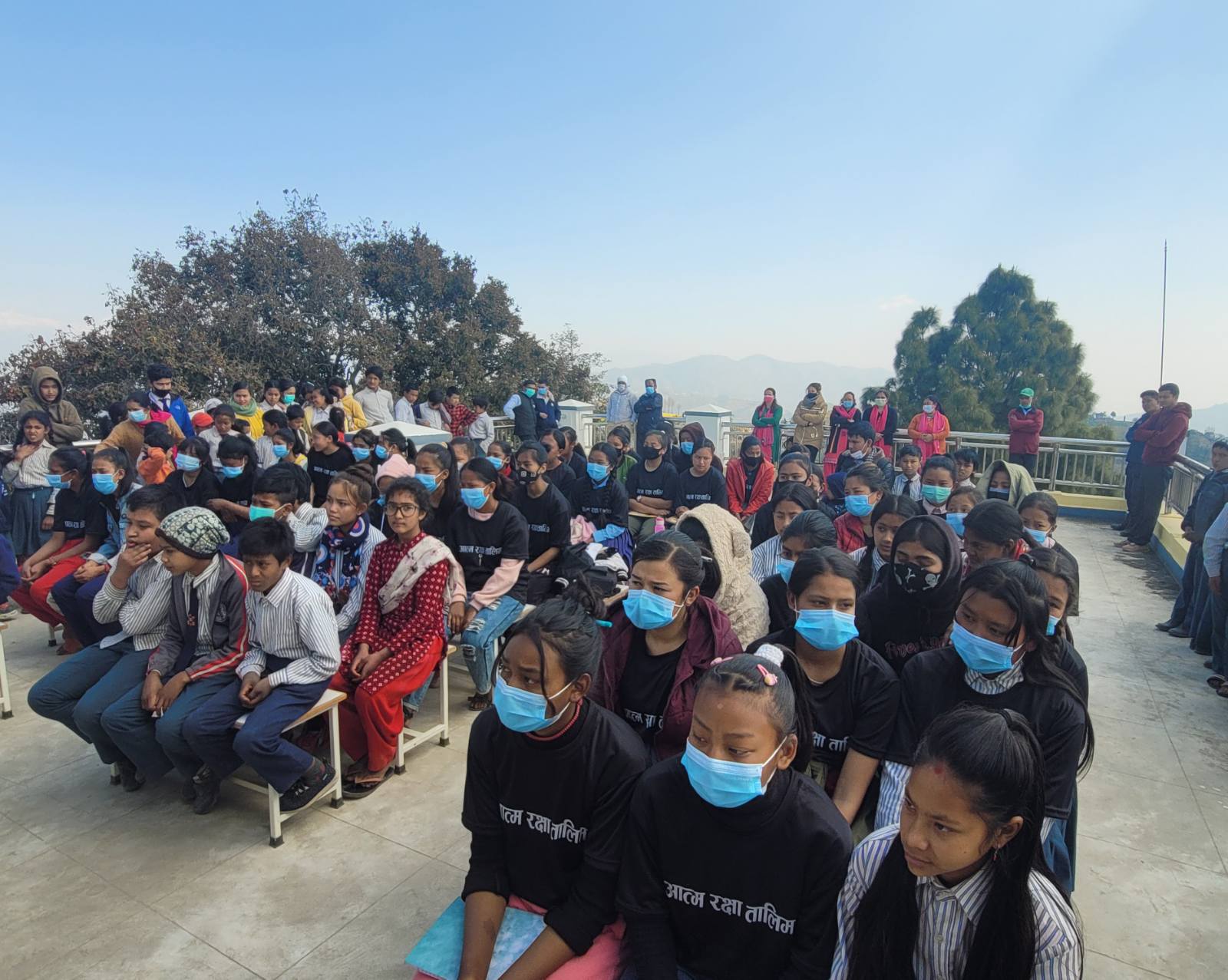 नमोबुद्धका किशोरीहरुलाई आत्मरक्षा तालिम