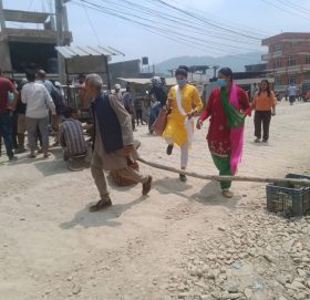 काभ्रेको बनेपा–पनौती सडकखण्ड बन्द