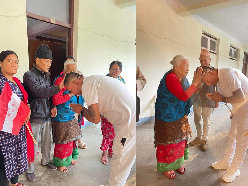 चुनाव जिते अध्यक्षको तलब भत्ताको सबै रकम बृद्ध बृद्धाको स्वास्थ्य उपचारमा खर्च गर्ने नृपेश बादेको घोषणा