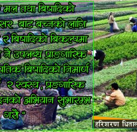 रसायनिक विषादीको असर र प्राङगारिक कृषि