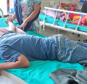 एमाले कार्यकर्तामाथि काँग्रेसको आक्रमण,एक जना गम्भिर घाईते