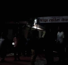धुलिखेलको मतगणना स्थलमा नाराबाजी