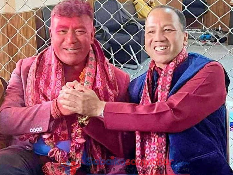 धुलिखेलको मेयरमा पुन:अशोक ब्याञ्जु,बिदुर बस्नेतले दिए सुरुमै शुभकामना