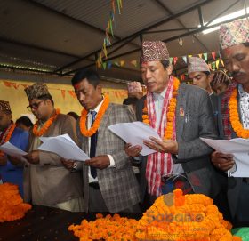 काभ्रे बेथानचोकका निर्वाचित जनप्रतिनिधिद्धारा सपथ ग्रहण