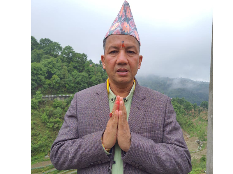 धुलिखेलको शुख, शान्ती र समृद्धिका लागि मेरो उम्मेदवारी :  स्वतन्त्र उम्मेदवार बिदुर बस्नेत