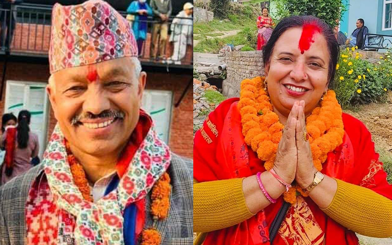 पनौतीको मेयरमा कांग्रेस र उपमेयरमा एमाले विजयी