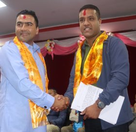 प्रेस युनियन काभ्रेको अध्यक्षमा नगेन्द्र अधिकारी