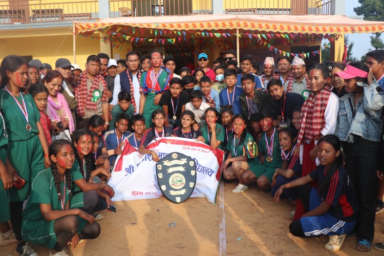 काभ्रेको भुम्लुमा राष्ट्रपति रनिङ शिल्ड प्रतियोगिता सम्पन्न